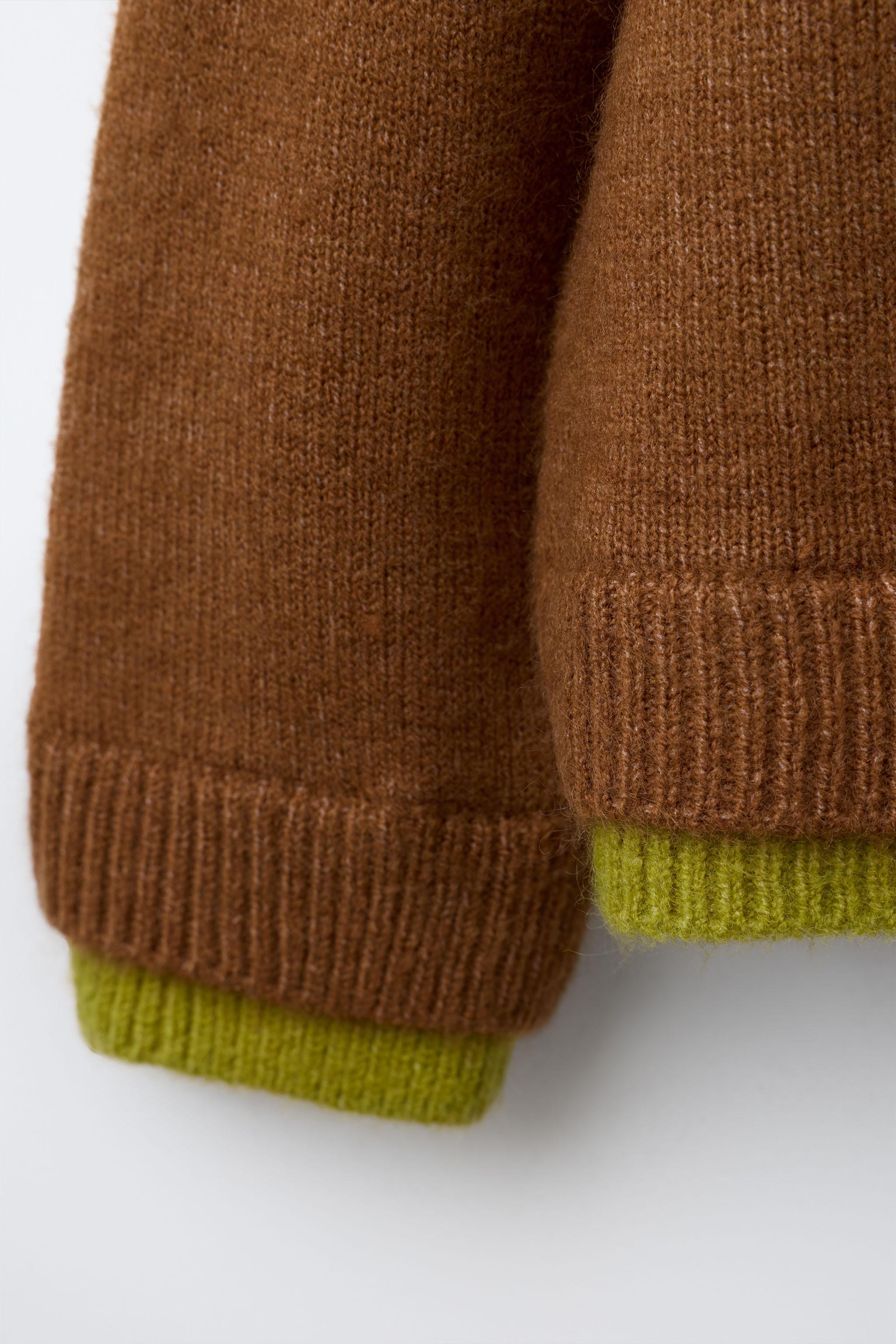 DOUBLE HEM KNIT CARDIGAN BENSIMON ® X ZARA